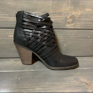 Black Leather Booties, Fergalicious